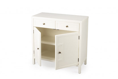 Imperial White Console Cabinet