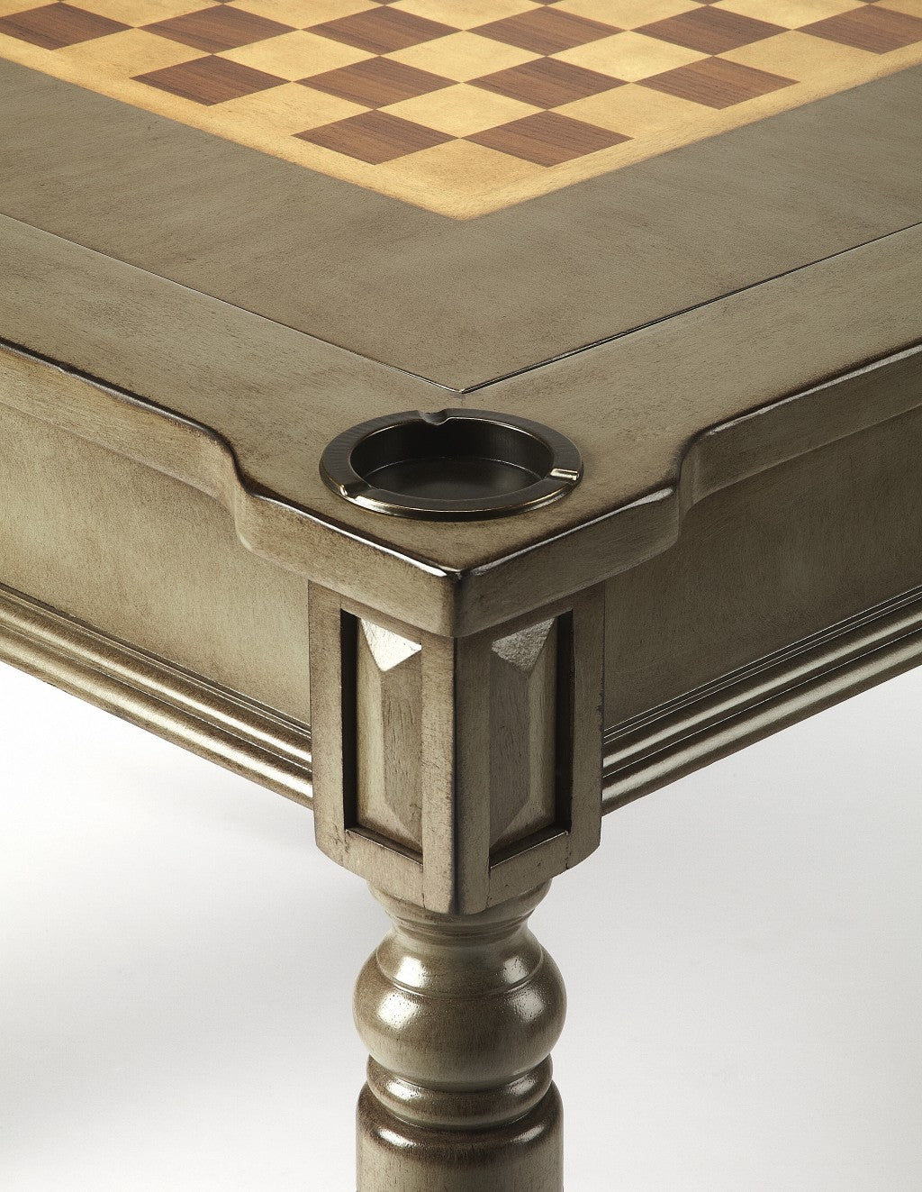 Silver Satin Multi Game Table