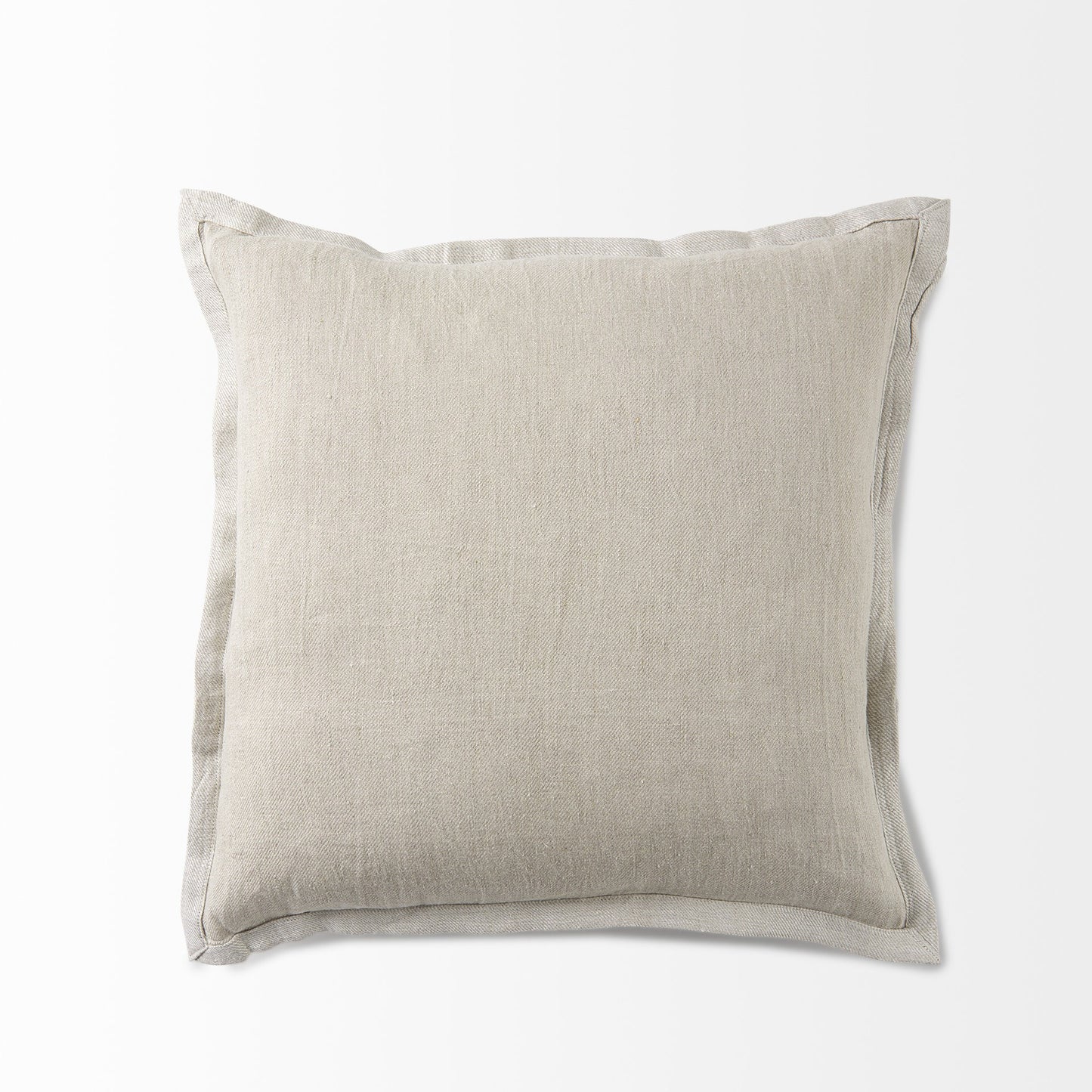 Cream Bordered Pillow Cover