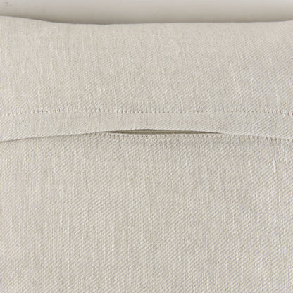 Cream Bordered Pillow Cover