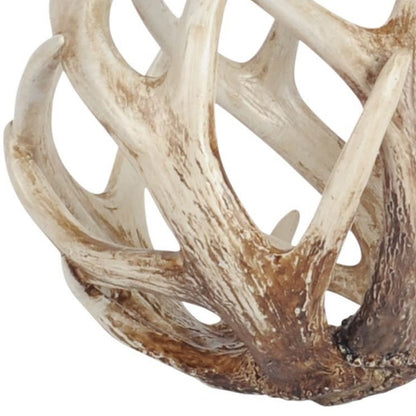 White Resin Antler Shaped Sculpture