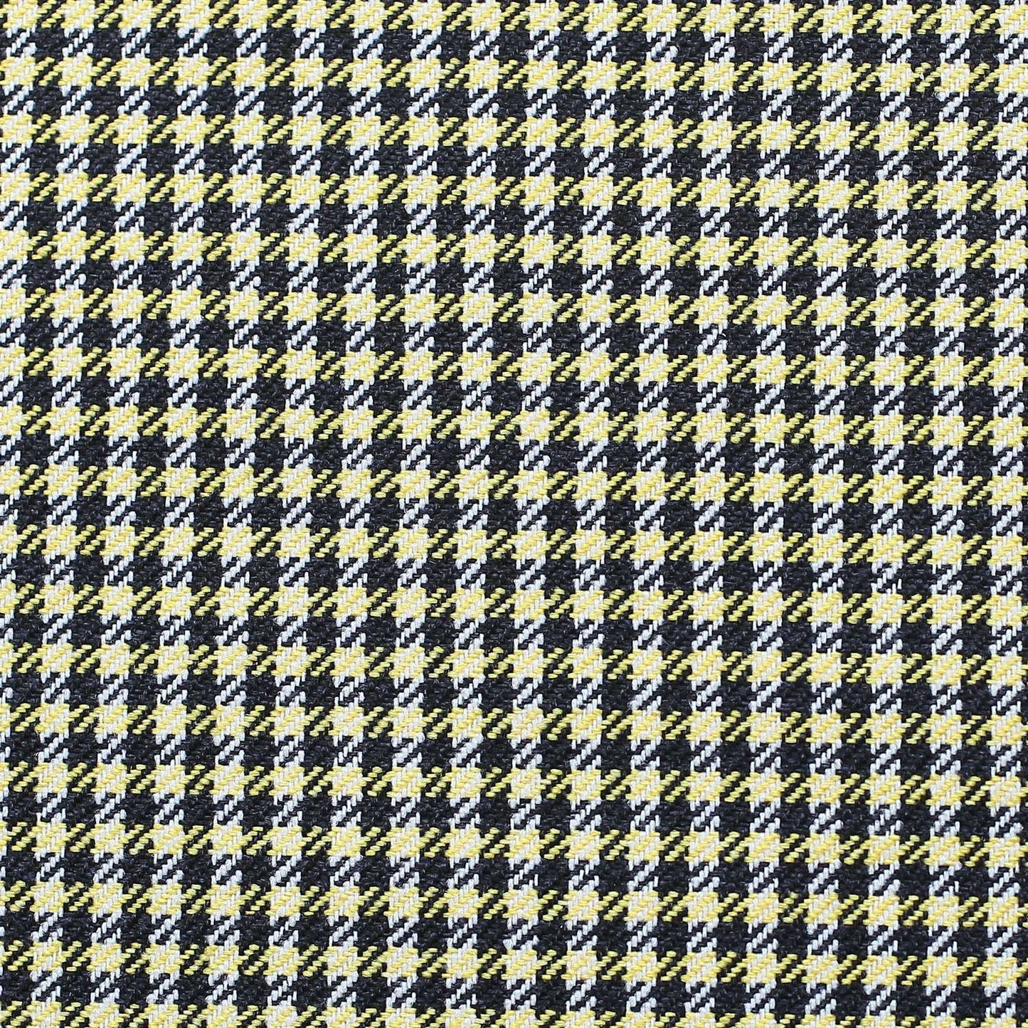 Set Of 4 Yellow Houndstooth Pillow Covers