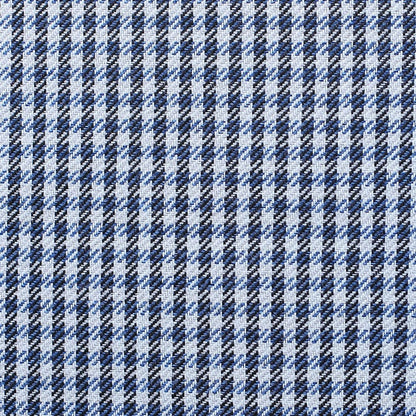 Set Of 2 Blue Houndstooth Pillow Covers