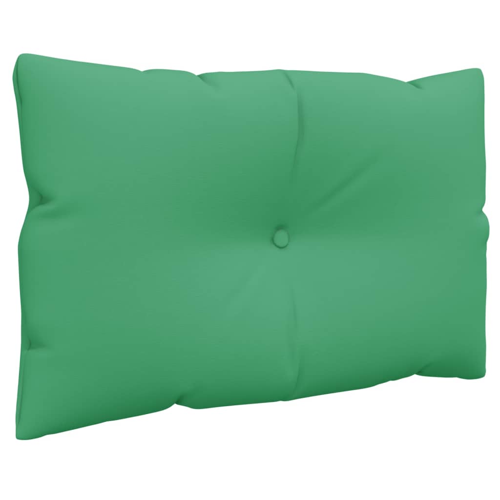 Pallet Cushions 2 pcs Green Fabric