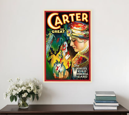 Vintage Carter Vintage Magic Unframed Print Wall Art