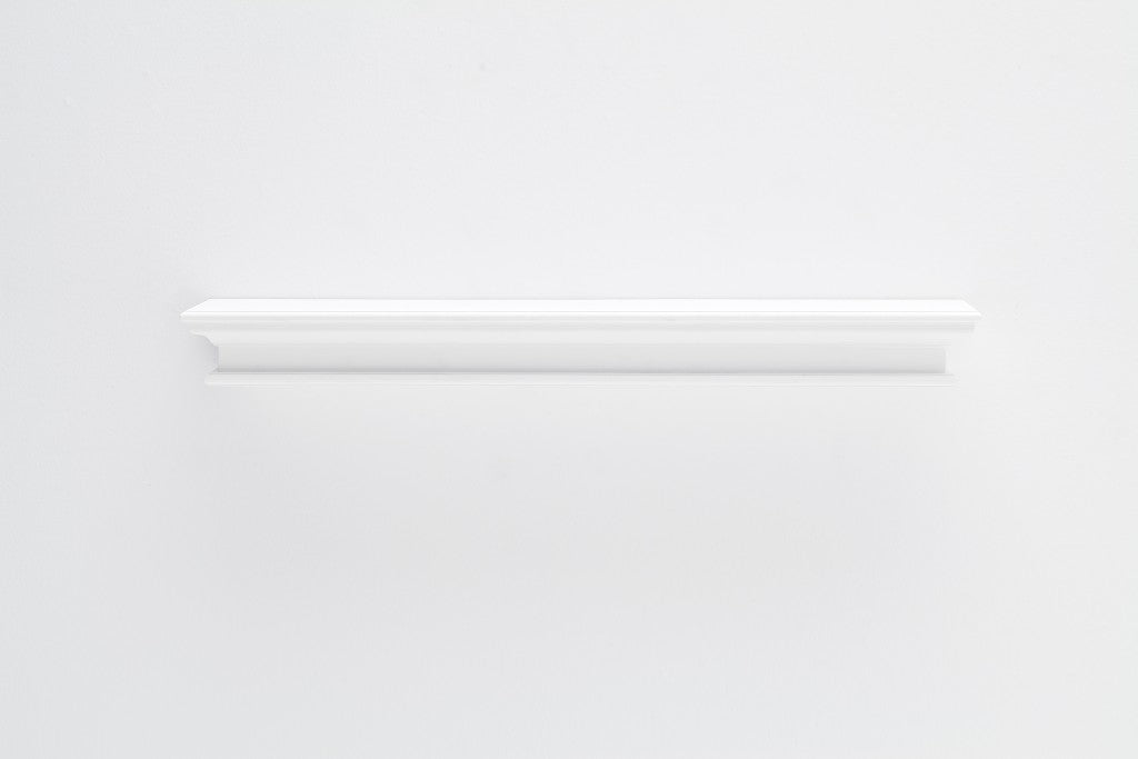 47" Classic White XL Floating Wall Shelf