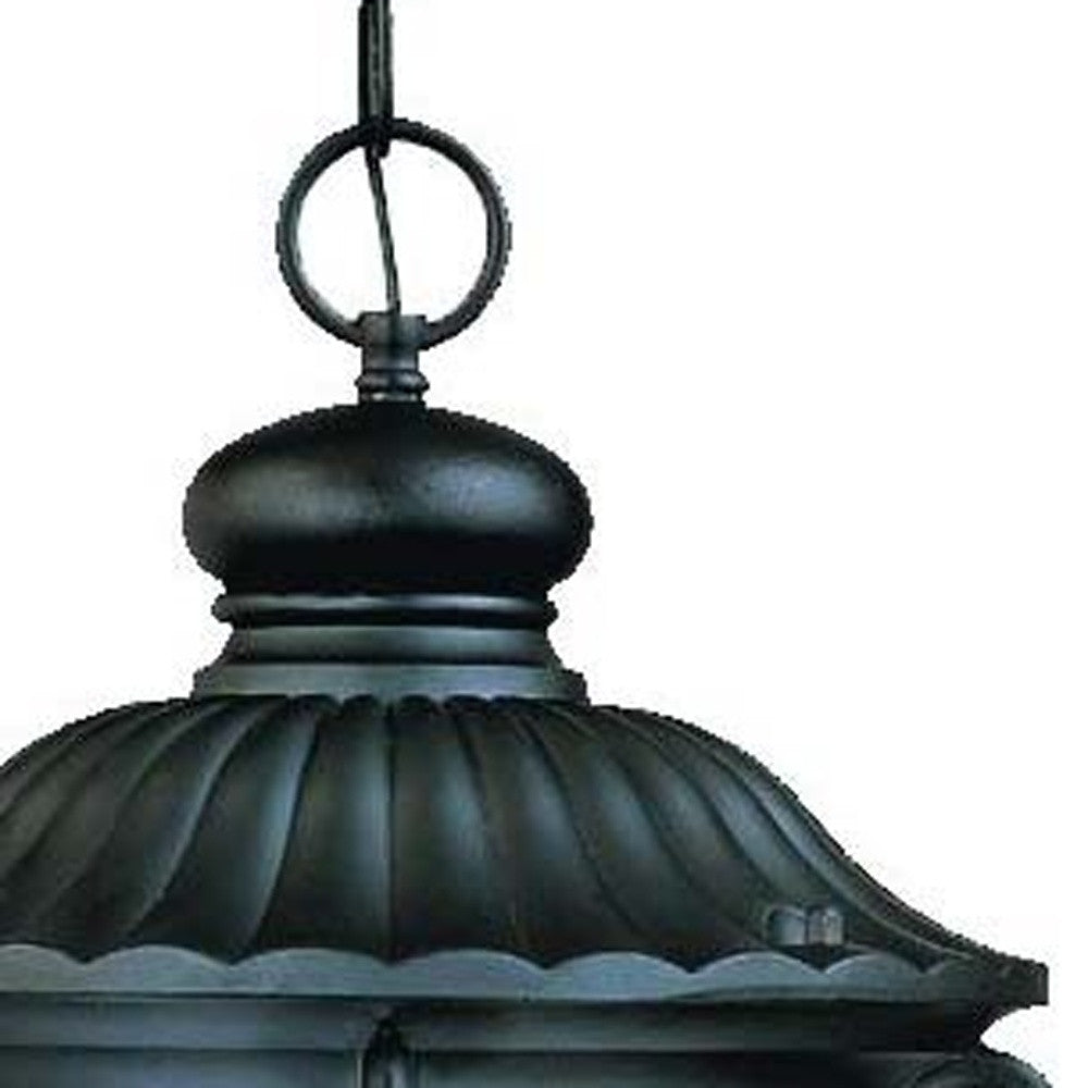 Naples 3-Light Matte Black Hanging Light