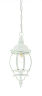 White Glass Globe Hanging Light