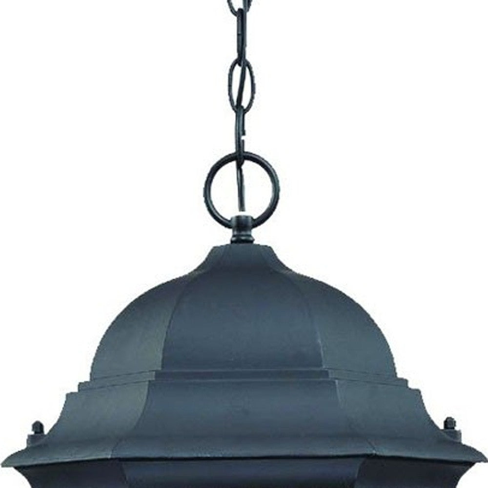 Telfair 3-Light Matte Black Hanging Light