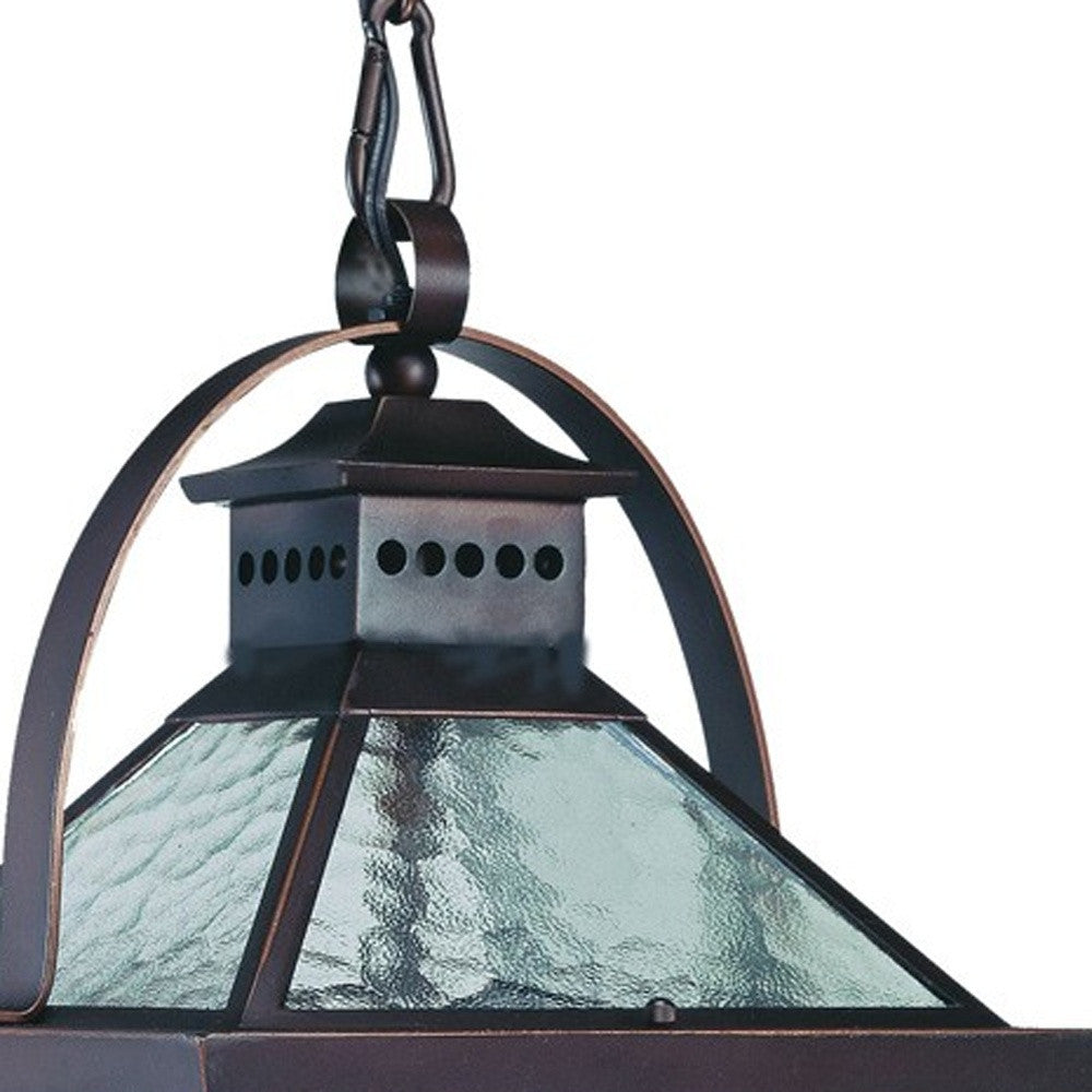 Bay Street 3-Light Architectural Bronze Hanging Light