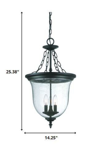 Belle 3-Light Matte black Hanging light