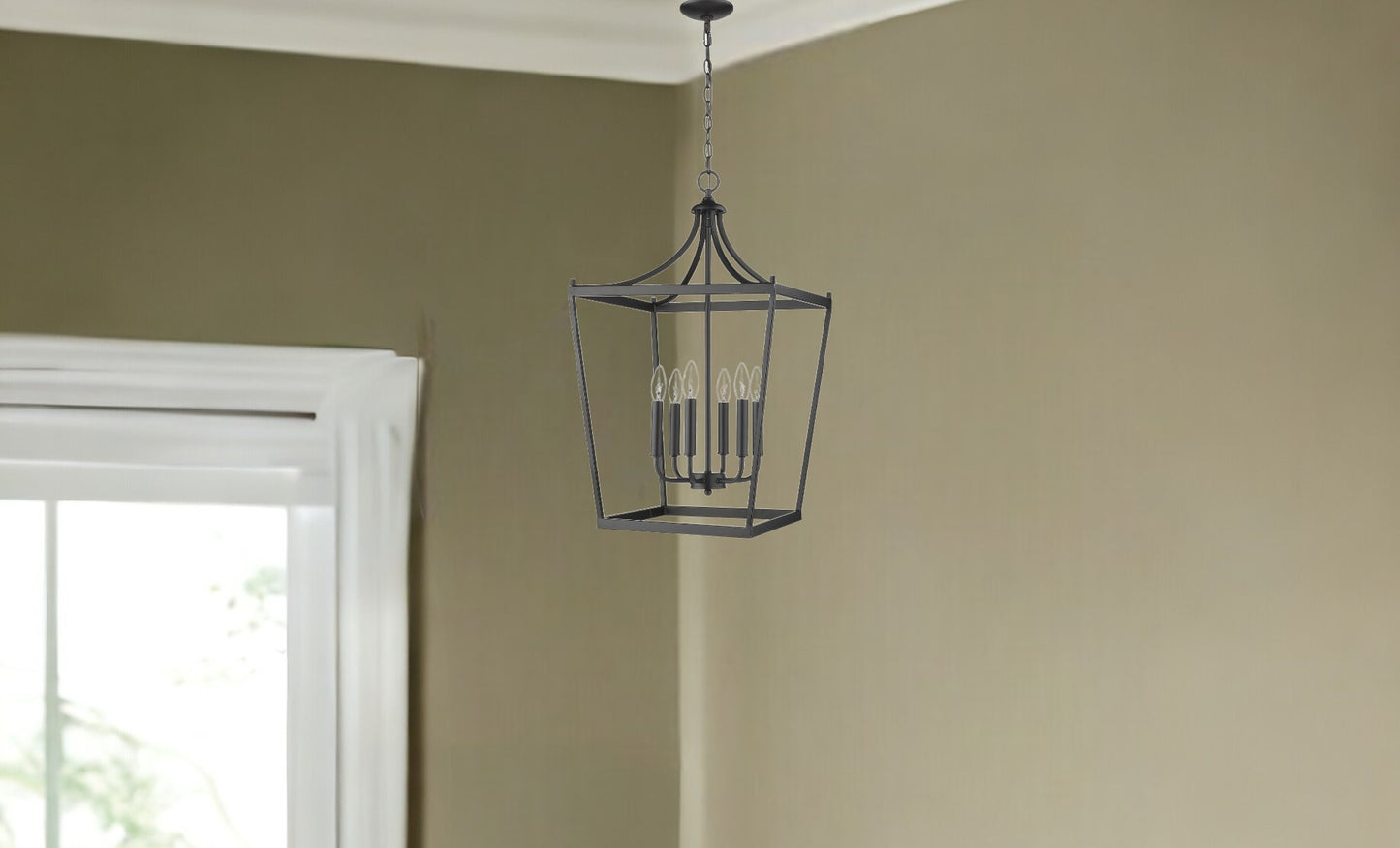 Kennedy 6-Light Matte Black Pendant