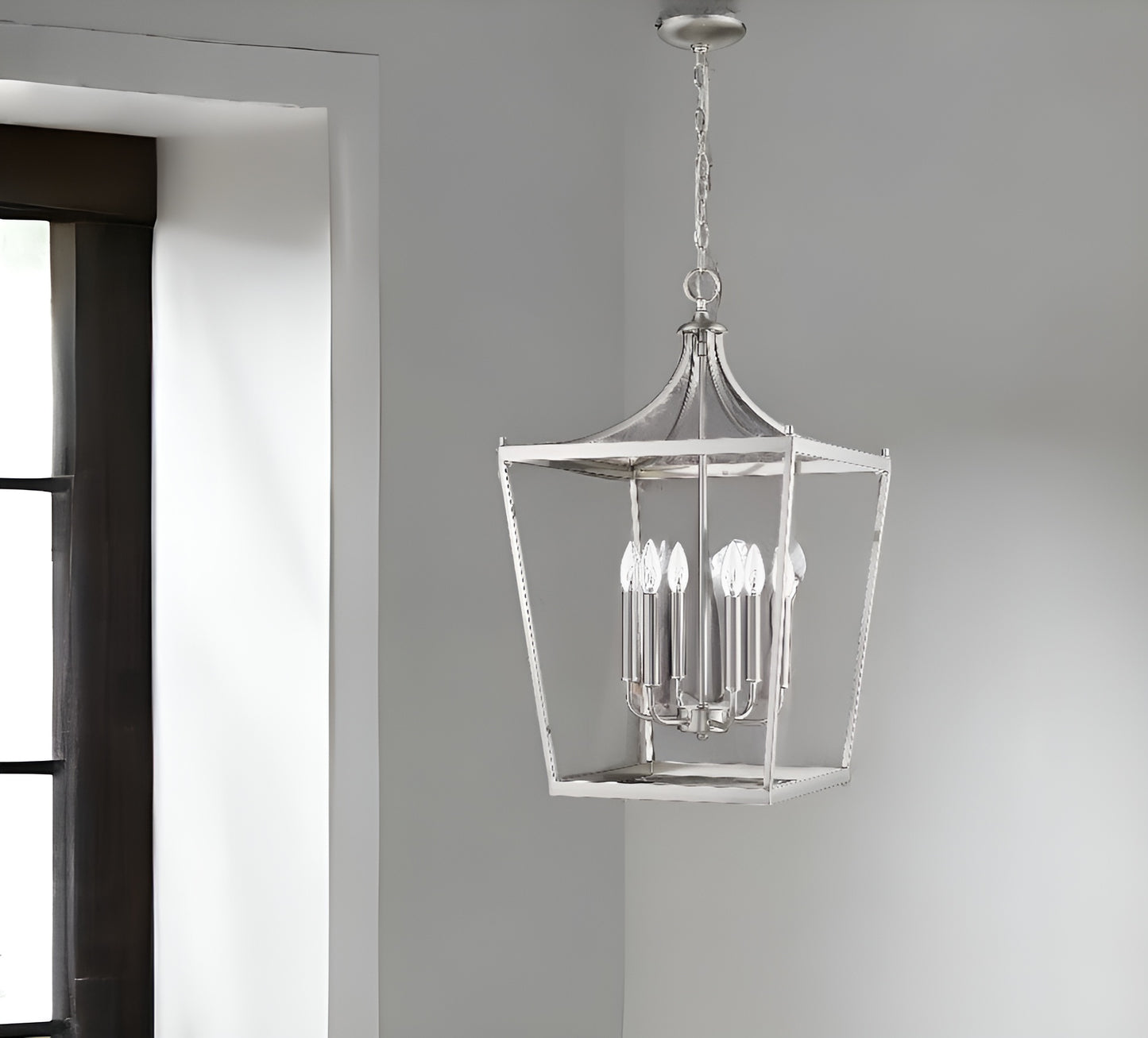 Kennedy 6-Light Satin Nickel Pendant