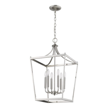 Kennedy 6-Light Satin Nickel Pendant