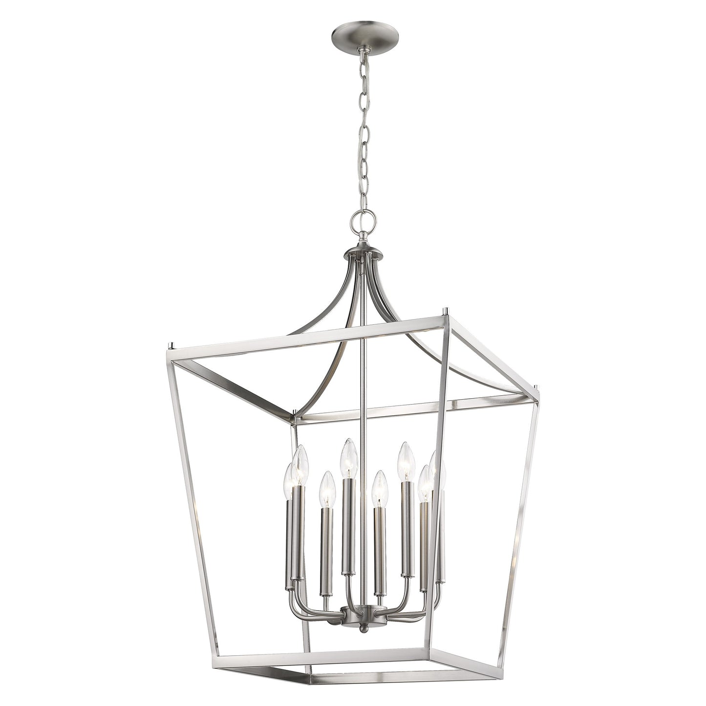 Kennedy 8-Light Satin Nickel Pendant