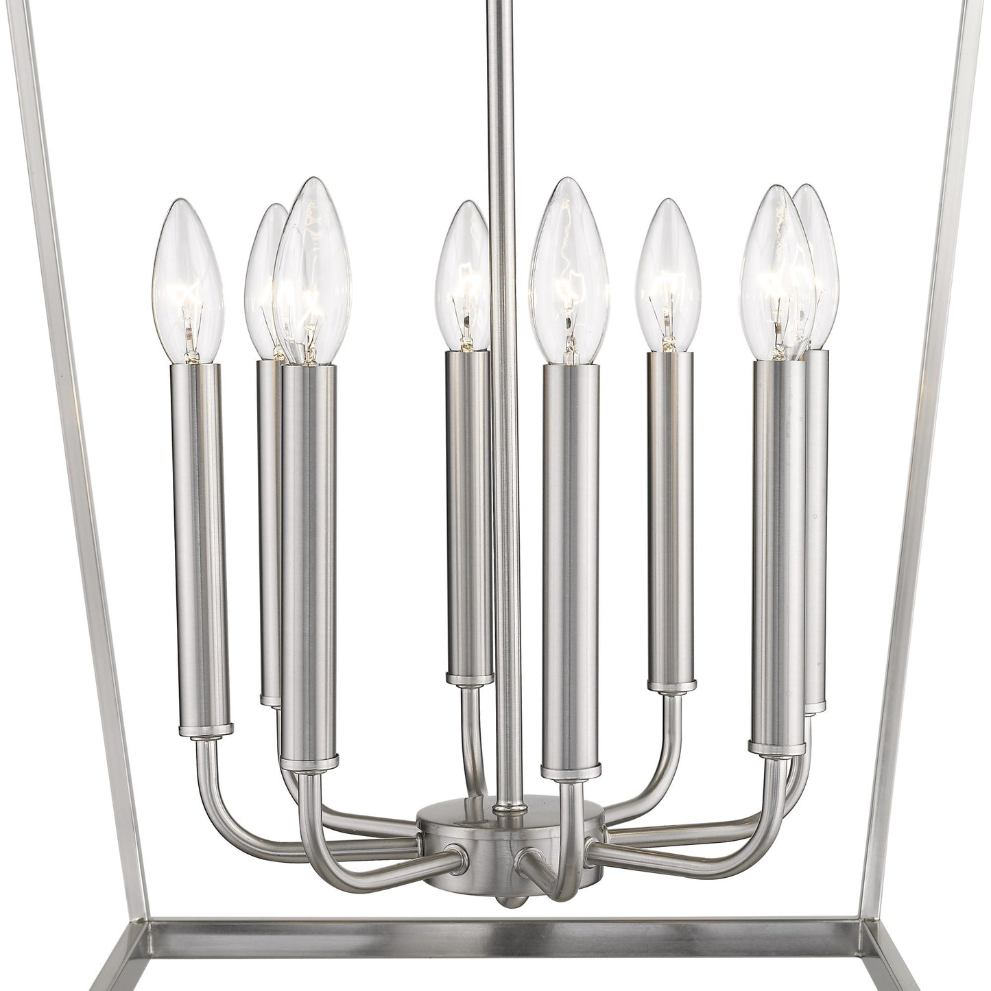 Kennedy 8-Light Satin Nickel Pendant