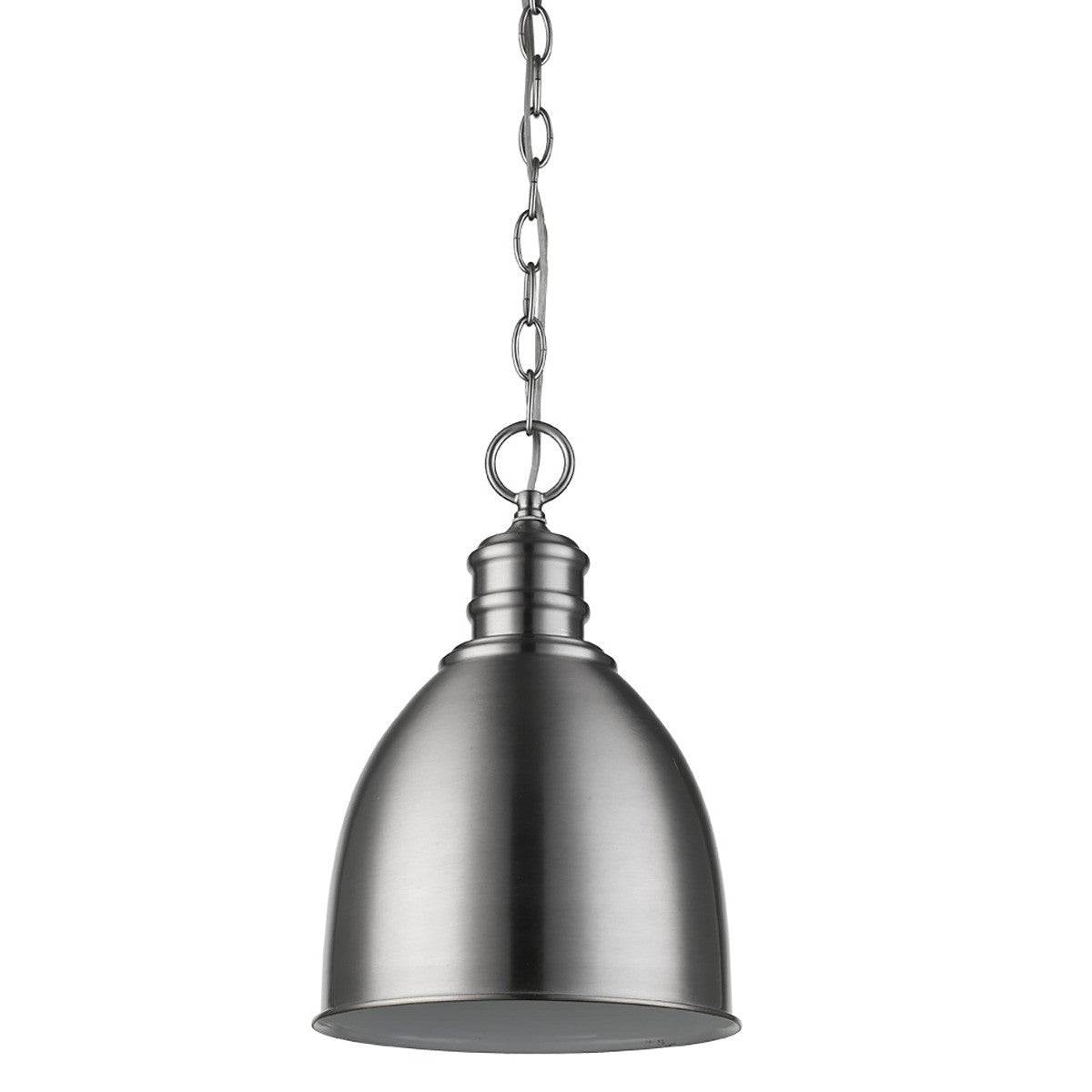 Minimalist Silver Metal Pendant Hanging Light