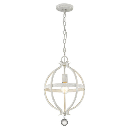 Callie 1-Light Country White Pendant