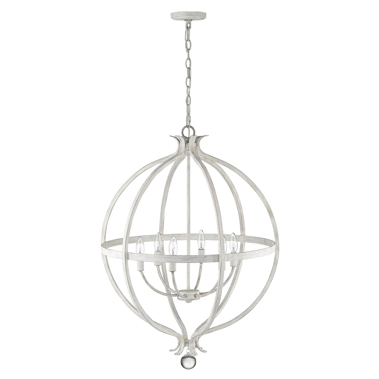 Callie 6-Light Country White Pendant