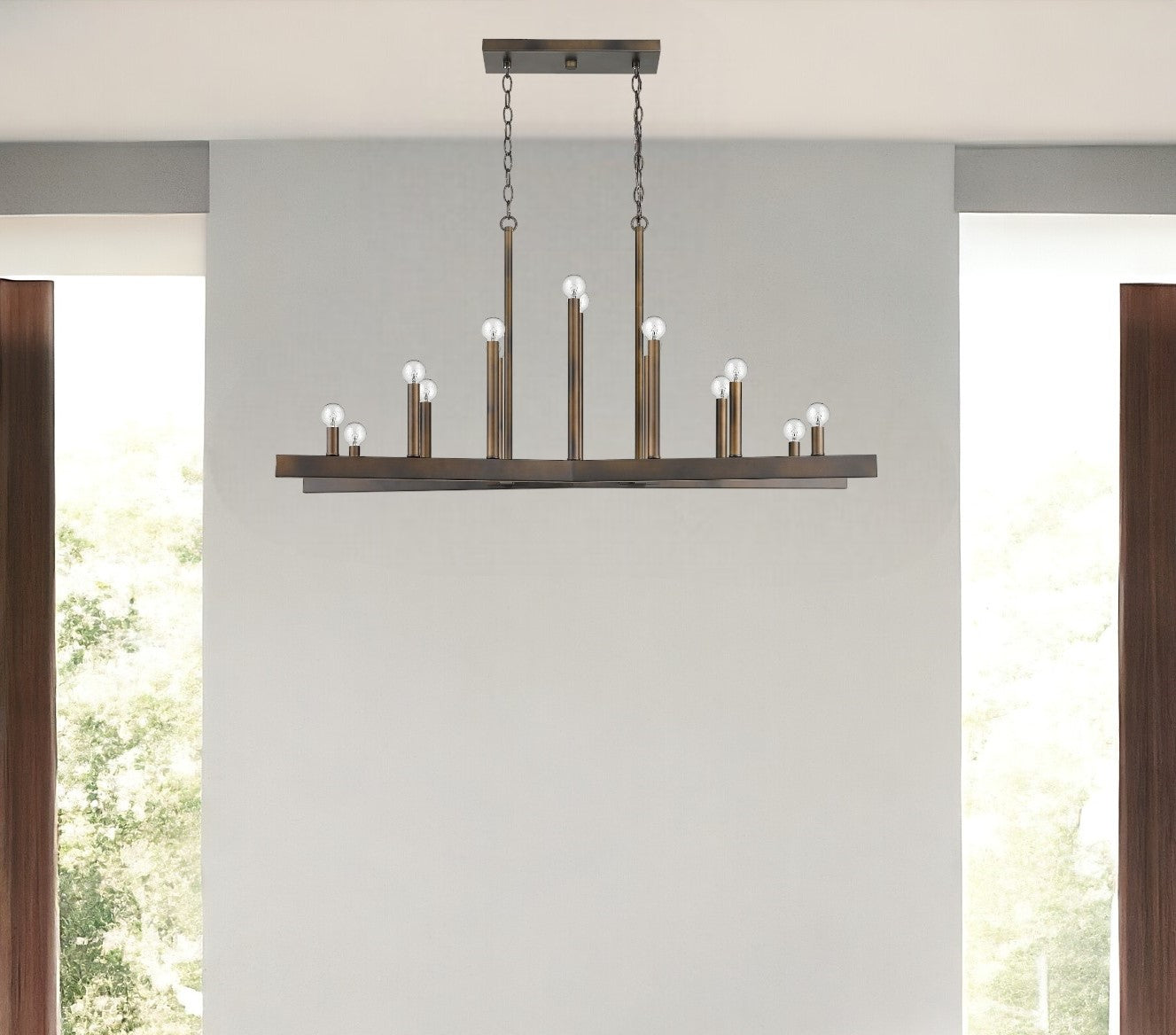 Fallon 14-Light Oil-Rubbed Bronze Island Pendant