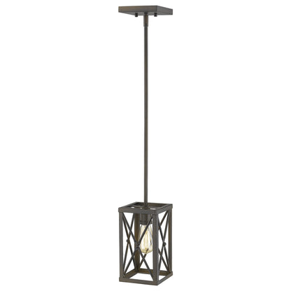 Bronze Metal Geometric Mini Pendant Hanging Light