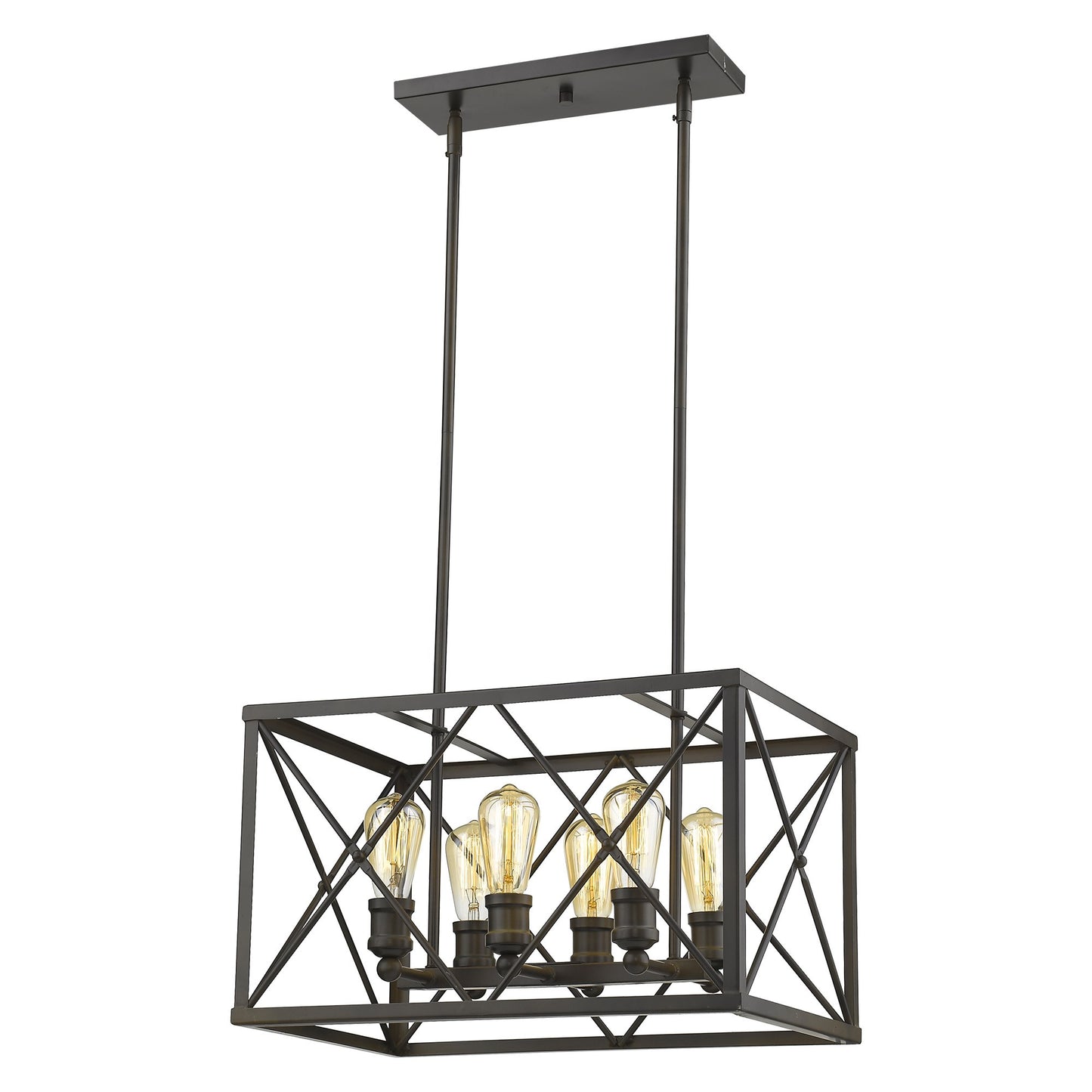 Brooklyn 6-Light Oil-Rubbed Bronze Pendant