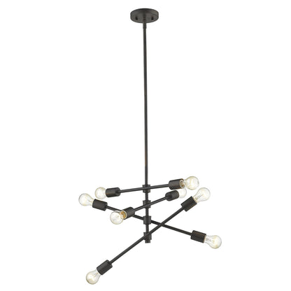 Calix 8-Light Oil-Rubbed Bronze Pendant