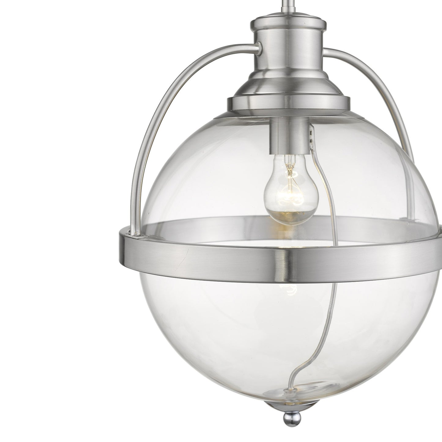 Kassian 1-Light Satin Nickel Pendant