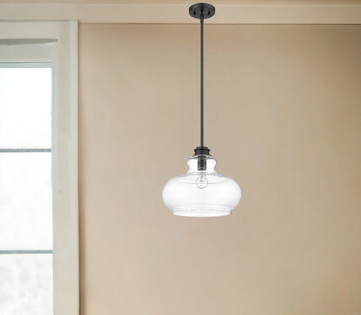 Torrel 1-Light Matte Black Pendant