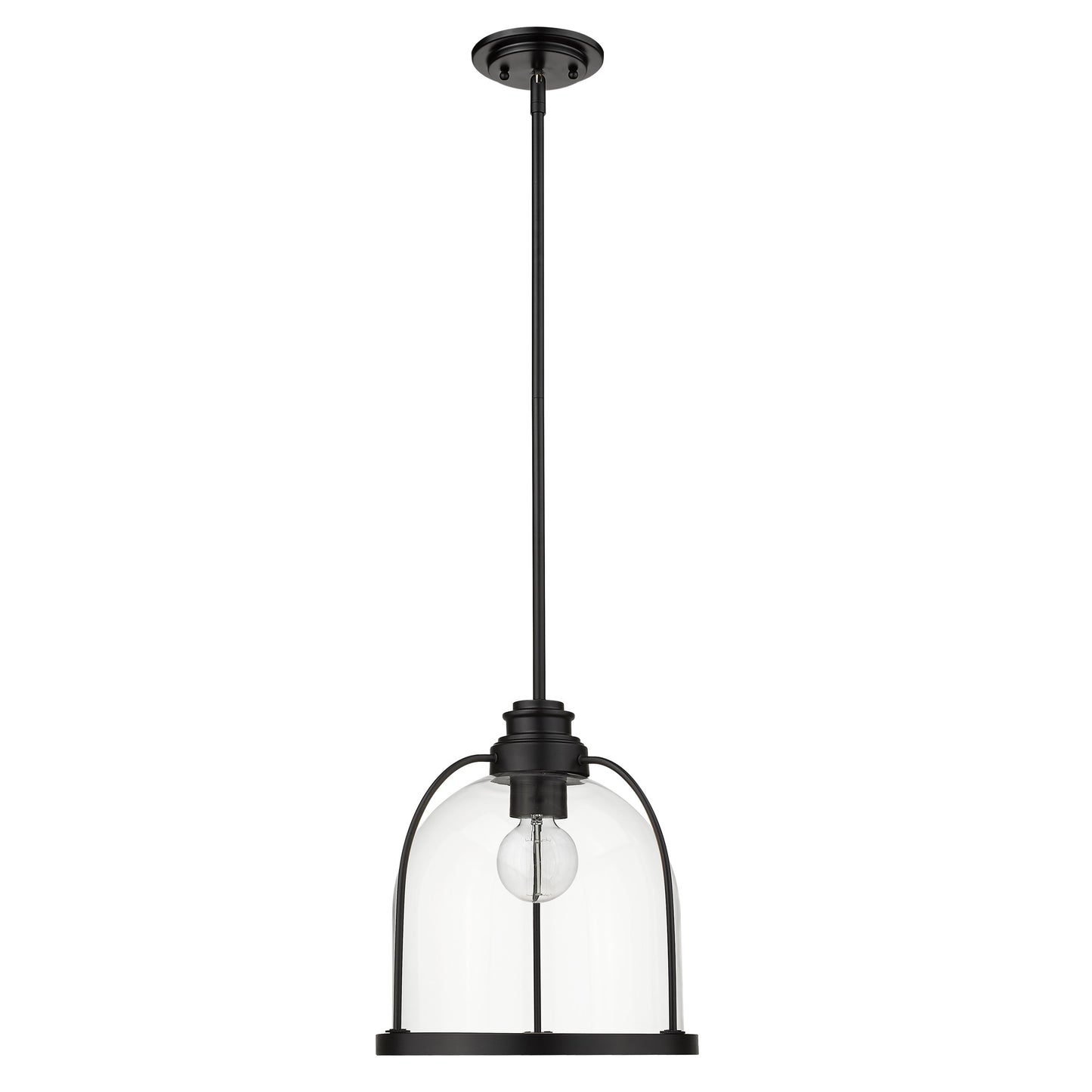 Stanton 1-Light Matte Black Pendant