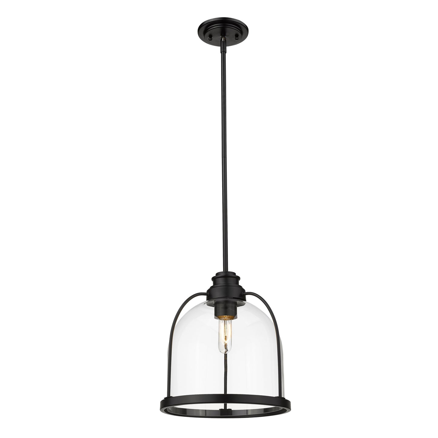 Stanton 1-Light Matte Black Pendant