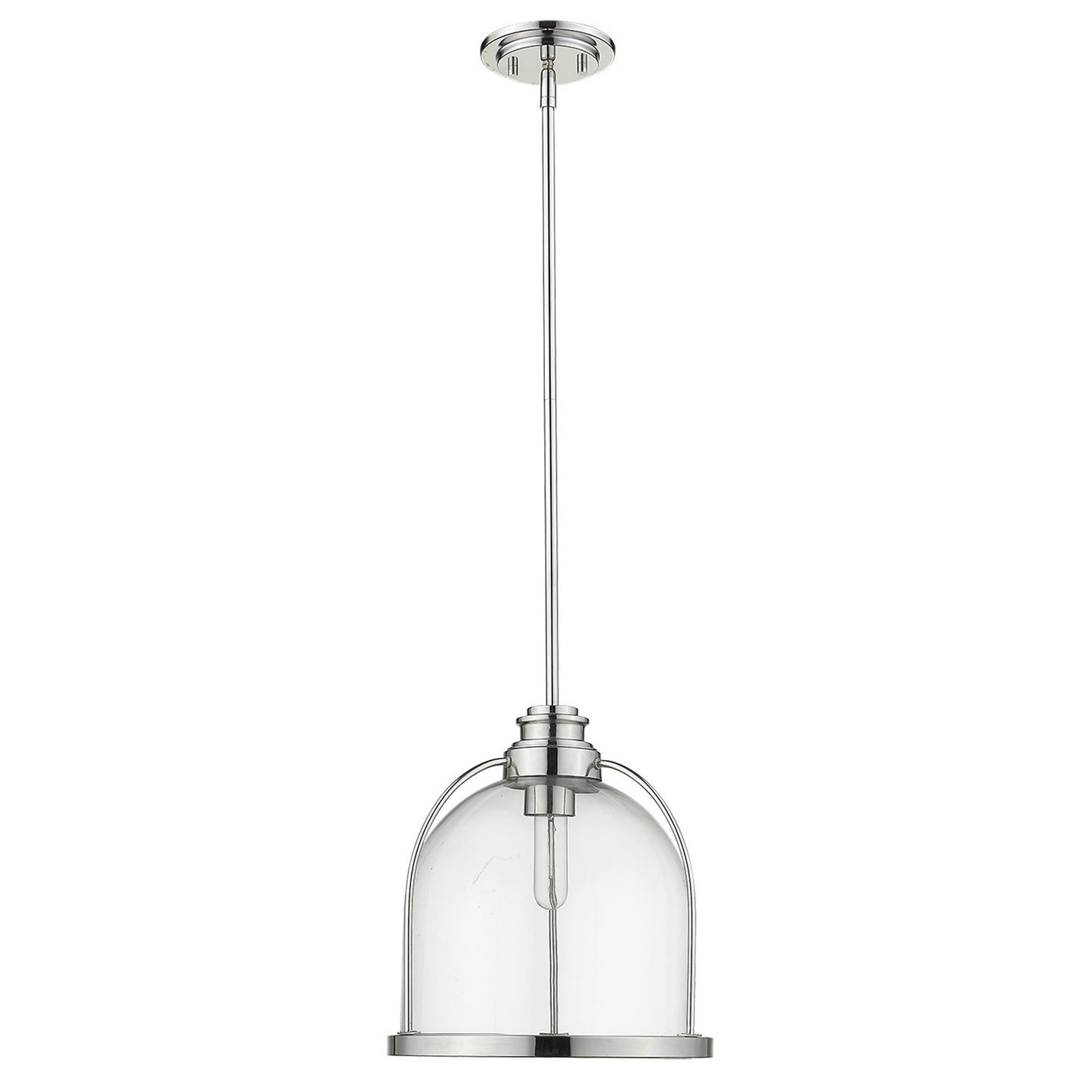 Stanton 1-Light Polished Nickel Pendant