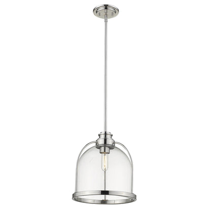 Stanton 1-Light Polished Nickel Pendant