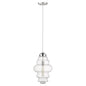 Ballina 1-Light Polished Nickel Mini-Pendant