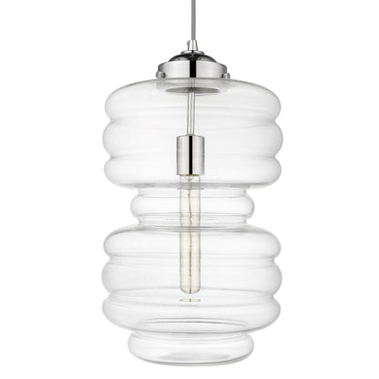 Ballina 1-Light Polished Nickel Mini-Pendant