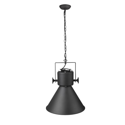 Crew 1-Light Matte Black Pendant