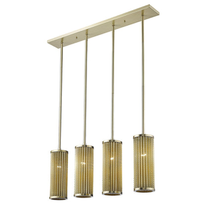 Basetti 4-Light Gold Pendant