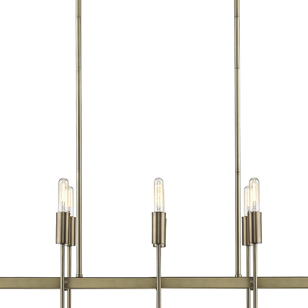 Perret 20-Light Aged Brass Island Pendant