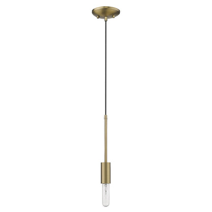 Dull Gold Mini Pendant Hanging Light