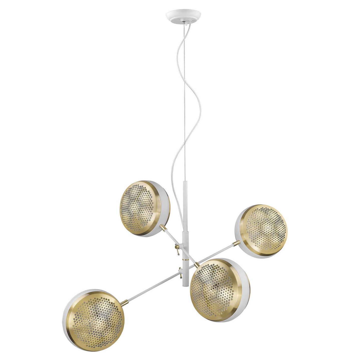 Tholos 4-Light White Pendant