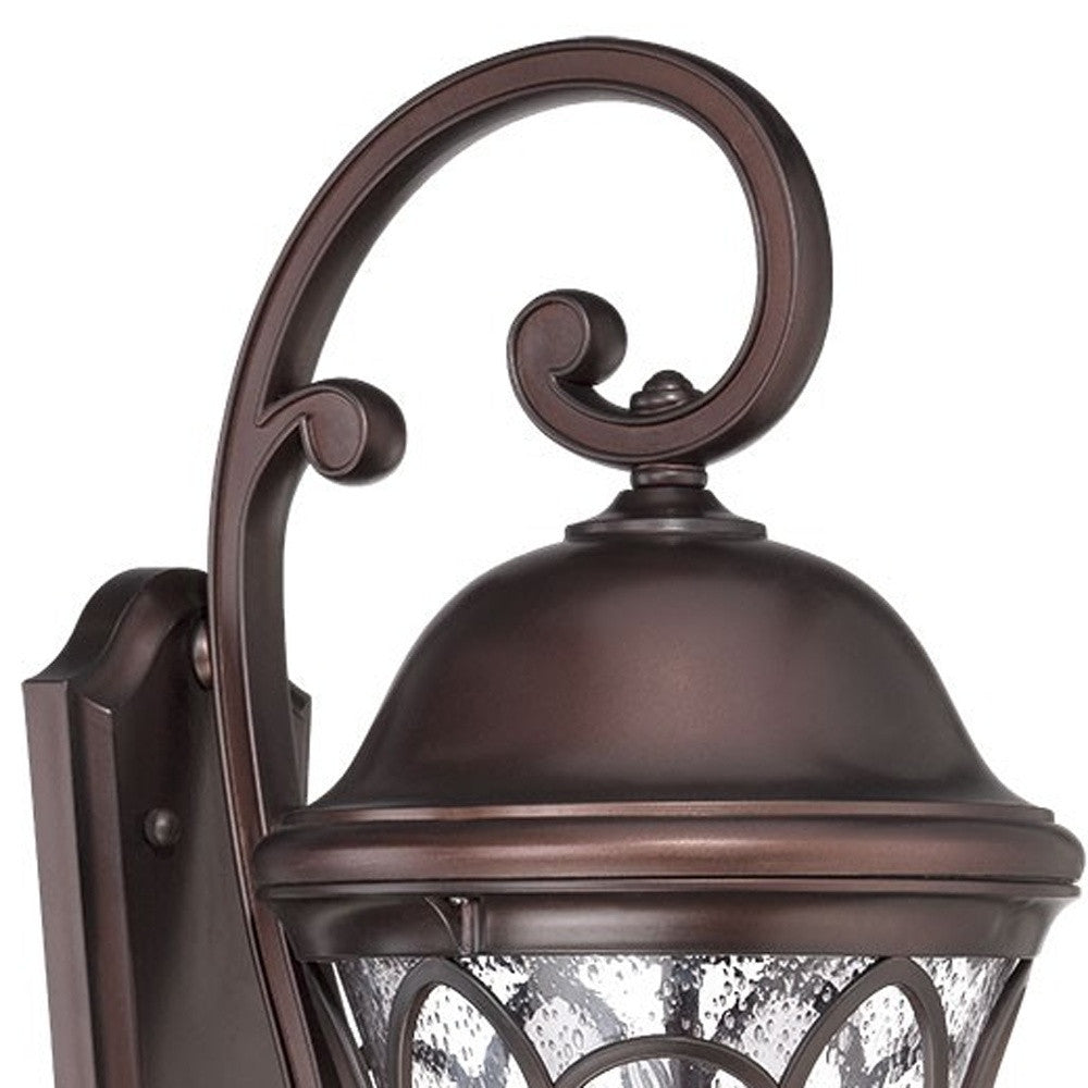 XL Bronze Tapered Goblet Wall Light