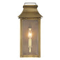 Manchester 1-Light Aged Brass Pocket Wall Light