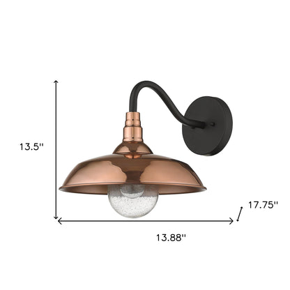 Burry 1-Light Copper Wall Light