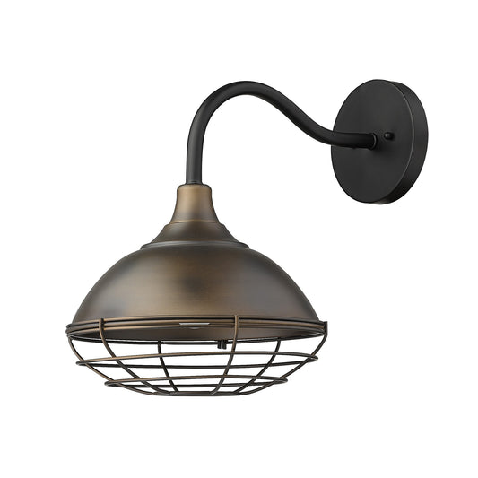 Afton 1-Light Oil-Rubbed Bronze Wall Light