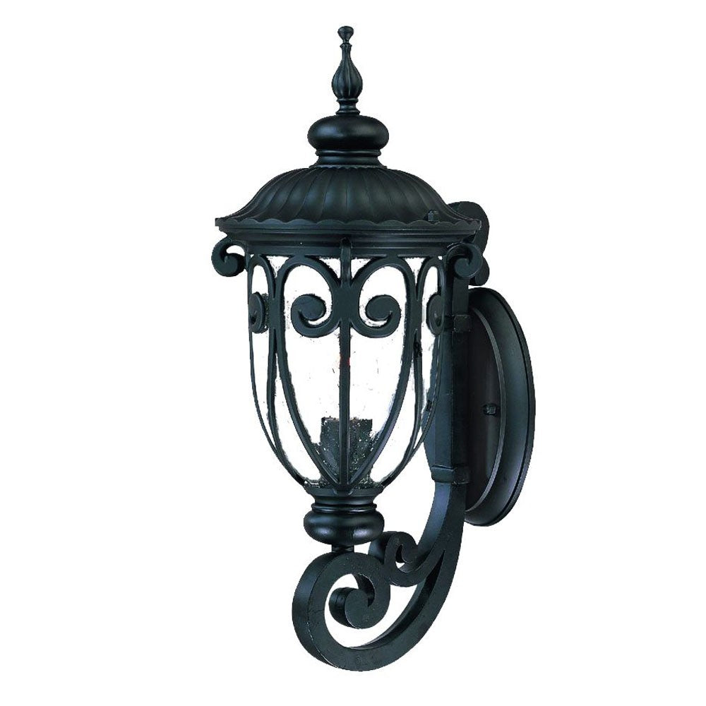 Traditional Matte Black Wall Sconce