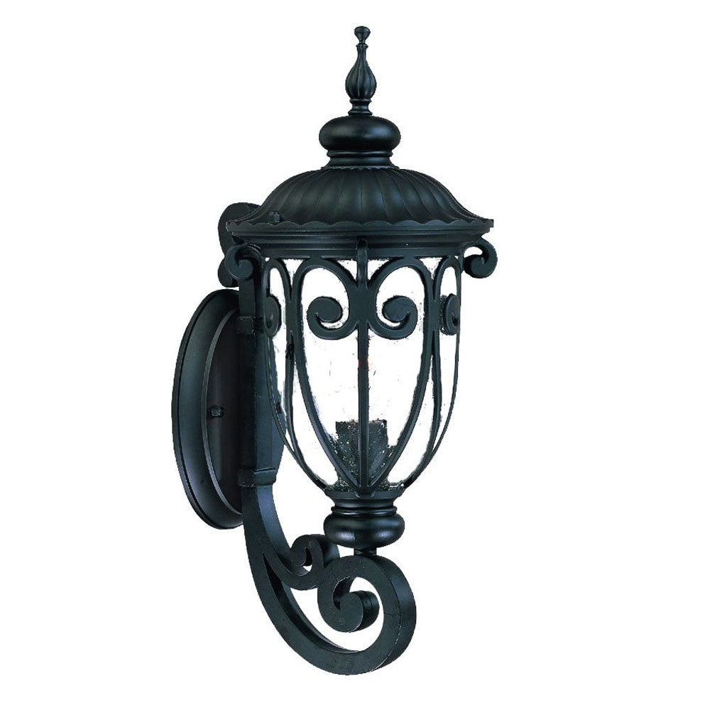 Traditional Matte Black Wall Sconce