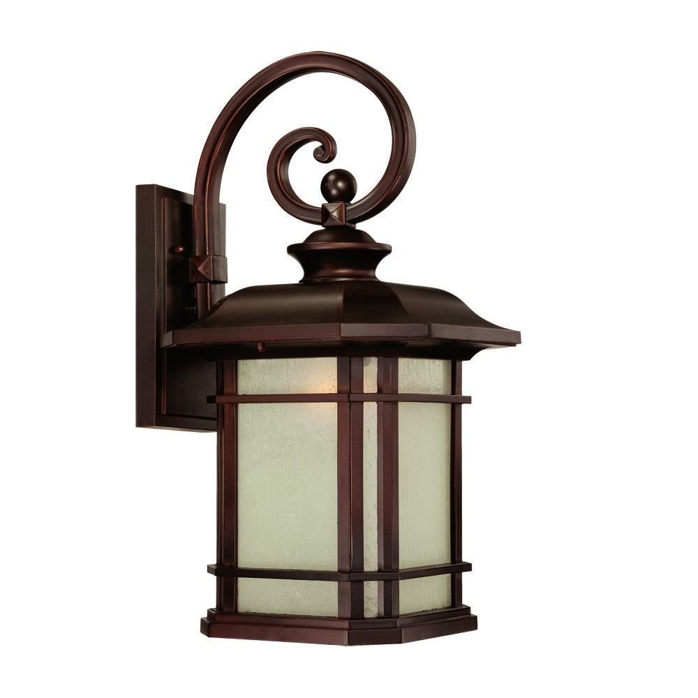 Somerset 1-Light Architectural Bronze Wall Light