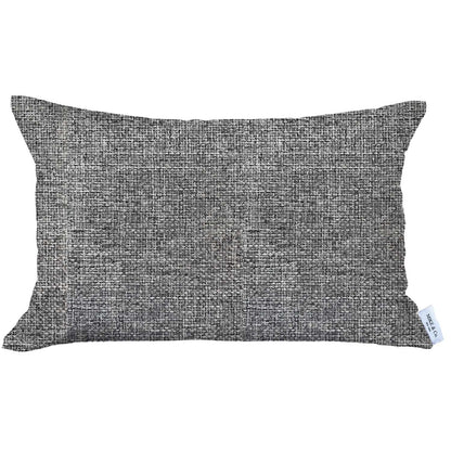 Ivory Solid Lumbar Throw Pillow