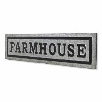 Galvanized Metal Farmhouse Wall Plate