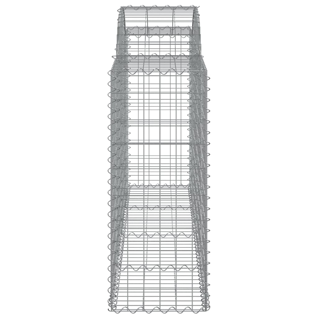 Arched Gabion Baskets 50 pcs 78.7"x19.7"x39.4"/47.2" Galvanized Iron